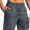 Men's Running Shorts with Zipper Pockets 7 Inch / 5 Inch