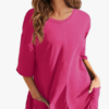 Womens Tee Rompers One Piece Hot Shot Oversize Jumpsuit - Image 2
