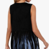 Womens Fringe Vest 70s Hippie Costume Sleeveless - Image 2