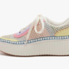 Lace Up Platform Woven Comfortable Fashion Sneaker - Image 2