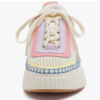 Lace Up Platform Woven Comfortable Fashion Sneaker - Image 3