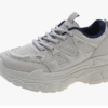 The round toe and retro design sneakers