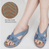 Women Wedge Shoes Slip On Slides Sandals - Image 3